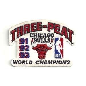 CHICAGO BULLS 1991/1992/1993 NBA Championship Commemorative Logo PATCH 