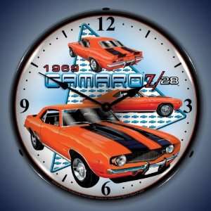  1969 Camaro Z28 Backlit Clock Automotive