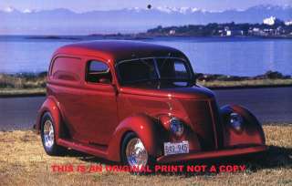 1937 Ford Sedan Delivery classic truck picture print  