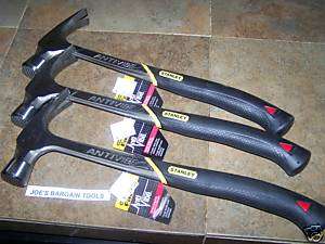 STANLEY RIP, CLAW, FRAMING HAMMER QTY 3 GREAT GIFTS  