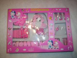   set girls bows clips fashion accessories Little girls play set new