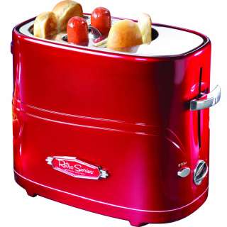   Electrics HDT 600RETRORED Retro Series Pop Up Hot Dog Toaster