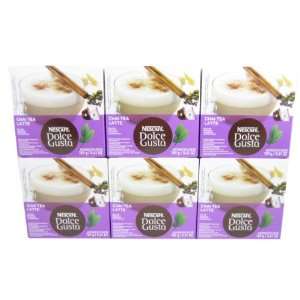 Dolce Gusto Chai Tea Latte (Case of 6 packages; 96 Capsules Total 