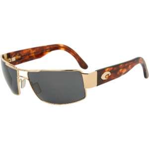 Costa Del Mar Drago Polarized Sunglasses CR 39 Gold/Dark Grey Factory 