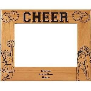  Laser Engraved Cheerleading Picture Frame Baby