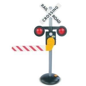  Kids Toy Railroad Crossing Train Talking Electronic Sign for Ride 