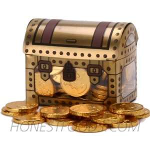 Pirate Treasure Chest Full of Gold (Chocolate Coins)!:  
