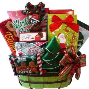 Good Cheer Christmas Holiday Gourmet Food Gift Basket  