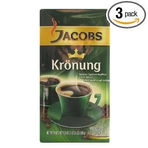 Jacobs Kronung Coffee, 17.6 Ounce Vacuum Grocery & Gourmet Food