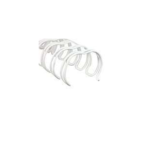  3/4 White Spiral O 19 Loop Wire Binding Combs   56pk 