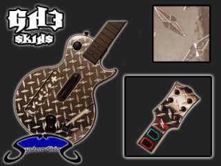 DIAMOND PLATE Guitar Hero 3 Skin for Wii Console System Controller 