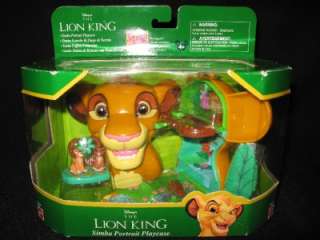 Disney Resorts  1999  LION KING POLLY PLAYSET SIMBA PORTRAIT PLAYCASE 