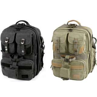 Pro Backpack SLR Digital Camera Lens Canvas Travel Bag  