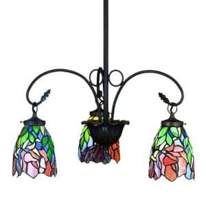  Glass Chandelier Lighting Fixture Tiffany Stained Glass Chandelier 