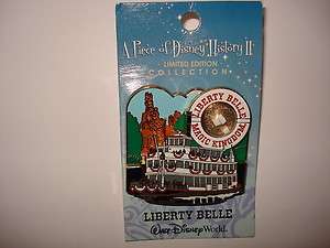 Disney Pin Trading Piece of Disney History II 2006 Liberty Belle LE On 