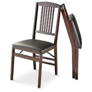  2 Cosco Wood Mission Folding Chairs