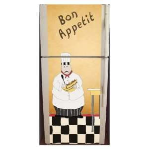 Appliance Art Chef Refrigerator Magnet (T&B) Cover 