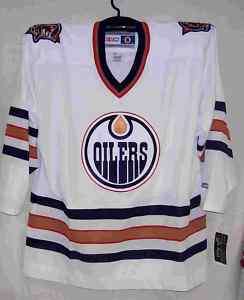 Edmonton Oilers White CCM Koho 550 Jersey Small  
