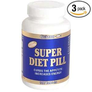  Genesis Super Diet Pills, Tablets, 100 Count Bottles (Pack 