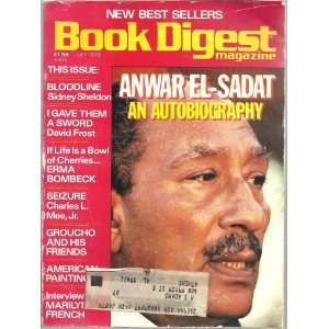    Book Digest Magazine~july 1978~anwar El sadat various Books