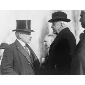  1921 photo Sir Robert Borden and Lord Arthur Balfour 