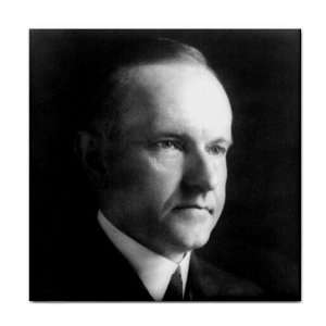  President Calvin Coolidge Tile Trivet 