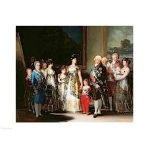 Charles IV and his family, 1800   Poster by Francisco De Goya 
