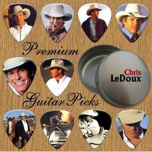  Chris LeDoux Premium Guitar Picks X 10 In Tin (T) Musical 