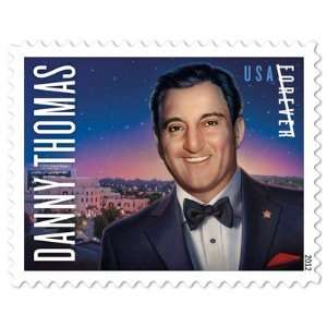 Danny Thomas Sheet of 20 x Forever us Postage Stamps