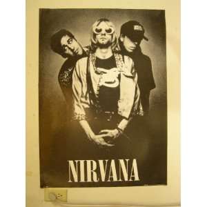   Black And White Band Shot Kurt Cobain Dave Grohl