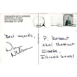  Don Nelson Autographed Postcard   Sports Memorabilia 