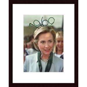 Poster Wood Framed Print   Hillary Clinton   First Lady   Artist John 