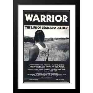  Leonard Peltier 32x45 Framed and Double Matted Movie 