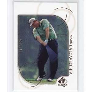   Deck SP Authentic Golf Mark Calcavecchia Gold Card #27 Rd 410/500