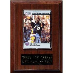  Mean Joe Greene 4.5 x 6.5 Plaque