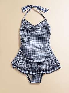 Juicy Couture   Girls Gingham Swimsuit