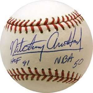 Nate Archibald Baseball Autographed / Signed