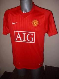 Manchester United Adult Extra Large Nike Shirt Jersey 7 Ronaldo Man 