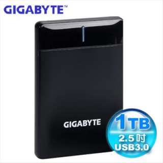   GIGABYTE 1TB Portable External USB 3.0 Hard Drive Disk BLACK  