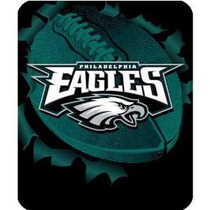 Philadelphia Eagles 50x60 Royal Plush Rashel Blanket Throw  