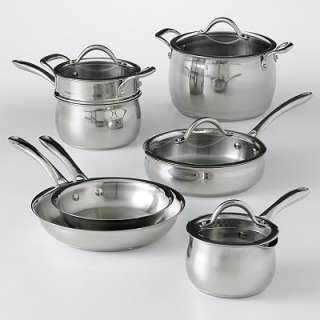 Food Network 11 pc. Stainless Steel Cookware Set