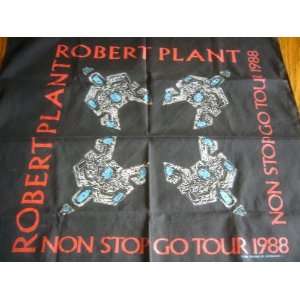 ROBERT PLANT 1988 NON STOP GO TOUR CONCERT SOUVENIR Bandanna Kerchief