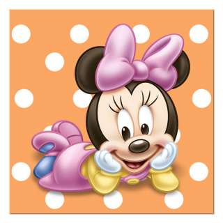 Baby MINNIE MOUSE 1st First Birthday Party Cake NAPKINS 726528282086 