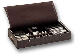 Zippered Silverware / Flatware Chest   Holds 200 Pieces  