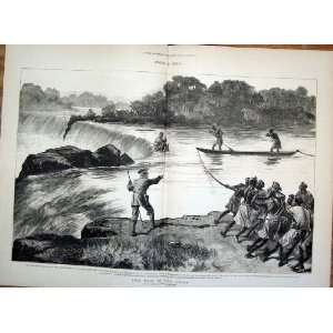  Stanley Livingstone Africa Old Print 1878