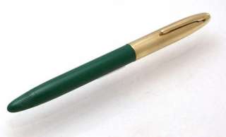 Vintage SHEAFFER SNORKEL Green Fountain Pen FP USA  