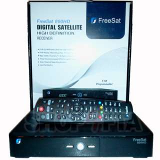 FREESAT HD 800 / 800HD FTA SATELLITE RECEIVER + BONUS (SWICH, CABLES 