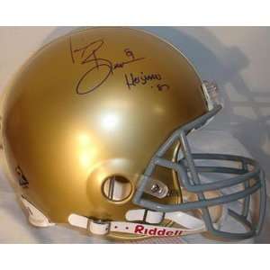 Tim Brown Signed Helmet   Authentic