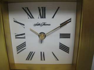 New Gold Seth Thomas Classic Roman Dial Alarm Clock  