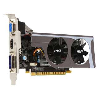   GeForce GT440 1GB DDR3 VGA/DVI/HDMI Low Profile PCI E Video Card NEW
